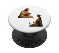 Gesù che forma uccelli da argilla miracolo biblico infantile PopSockets PopGrip Adesivo