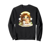 Gesù Che Tiene Una Croce Carino Chibi Kawaii Felpa