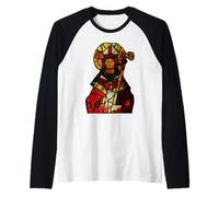 Gesù Chiesa cattolica San Stanislao Stained Glass Maglia con Maniche Raglan
