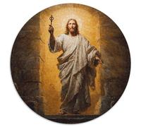Gesù con la chiave d'oro Puzzle Per Adulti |Porta della prigione| 1000pcs (67.5x67.5cm) Puzzle Giochi EduGattoivi,decorazioni Per La Casa