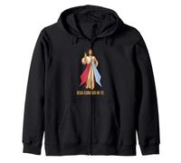Gesù confido in Te Divina Misericordia cattolica Felpa con Cappuccio