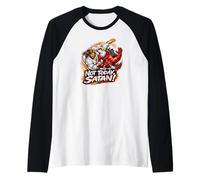 Gesù Contro Il Diavolo, Judo, Gesù Cristo Maglia con Maniche Raglan
