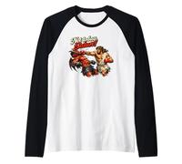 Gesù Contro Il Diavolo, la Boxe, Gesù Cristo Maglia con Maniche Raglan