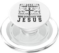 Gesù Cristo Amate i vostri nemici Regalo positivo Bibbia PopSockets PopGrip per MagSafe