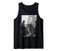 Gesù Cristo Arrestato Ponzio Pilato Biblico Dipinto Nero Canotta