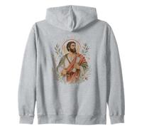 Gesù Cristo Biblico Discepolo Fede Scrittura Felpa con Cappuccio