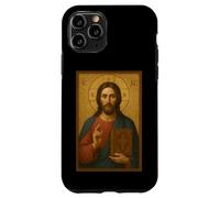 Gesù Cristo con l'icona della Sacra Bibbia - icona ortodossa Custodia per iPhone 11 Pro