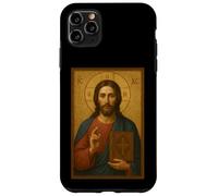 Gesù Cristo con l'icona della Sacra Bibbia - icona ortodossa Custodia per iPhone 11 Pro Max