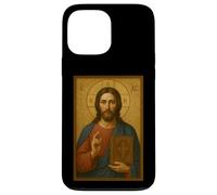 Gesù Cristo con l'icona della Sacra Bibbia - icona ortodossa Custodia per iPhone 13 Pro Max
