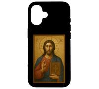 Gesù Cristo con l'icona della Sacra Bibbia - icona ortodossa Custodia per iPhone 16