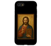 Gesù Cristo con l'icona della Sacra Bibbia - icona ortodossa Custodia per iPhone SE (2020) / 7/8