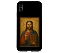 Gesù Cristo con l'icona della Sacra Bibbia - icona ortodossa Custodia per iPhone XS Max