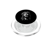 Gesù Cristo Corona di Spine Ritratto Vintage Faith Design PopSockets PopGrip per MagSafe