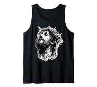 Gesù Cristo Corona di Spine Schizzo Canotta