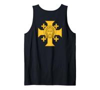 Gesù Cristo e la Croce di Gerusalemme - Regno di Gerusalemme Canotta