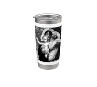 Gesù Cristo e Madre Maria Bicchiere termico in acciaio inox doppia parete