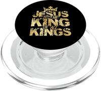 Gesù Cristo è Re Fede Oro Bibbia Citazione - Regalo PopSockets PopGrip per MagSafe