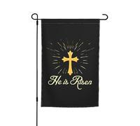 Gesù Cristo è risorto, decorazione cristiana per Pasqua, 12x18 pollici, pe