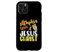 Gesù Cristo e zucca Spice Autunno Autunno Stagione del caffè Custodia per iPhone 11 Pro