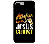 Gesù Cristo e zucca Spice Autunno Autunno Stagione del caffè Custodia per iPhone 7 Plus/8 Plus