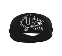 Gesù Cristo Fede cristiana sulla paura Fascia sportiva Fascia per capelli elegante per esercizi di yoga traspirante