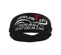 Gesù Cristo Fede cristiana sulla paura Fascia sportiva Fascia per capelli elegante per esercizi di yoga traspirante