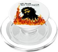 Gesù Cristo Fuoco Peccato originale TxRxP Dio Metaller PopSockets PopGrip per MagSafe
