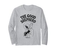 Gesù Cristo Il Buon Pastore Giovanni 10:11 Scrittura Maglia a Manica