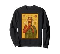 Gesù Cristo il buon pastore - icona ortodossa cristiana Felpa