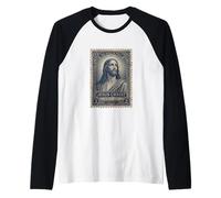Gesù Cristo Il Principe della Pace Giovanni 14:6 Icona Fede Timbro Maglia con Maniche Raglan
