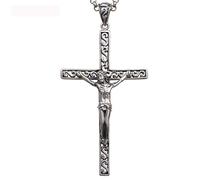 Gesù Cristo Il Redentore Crocifisso Collana Pendente per Uomini,