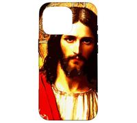 Gesù Cristo Messia Ritratto Orientale Ortodosso Pittura Custodia per iPhone 16 Pro