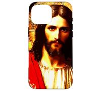 Gesù Cristo Messia Ritratto Orientale Ortodosso Pittura Custodia per iPhone 16 Pro Max