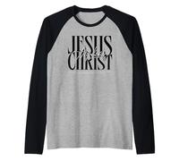 Gesù Cristo Mio Signore | per i cristiani Maglia con Maniche Raglan