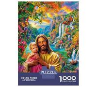 Gesù Cristo Puzzle 1000 Pezzi, Jigsaw Puzzle Ad Alta Difficoltà Regali Per Adulti E Adolescenti, Home Giochi 38x26cm/1000pcs