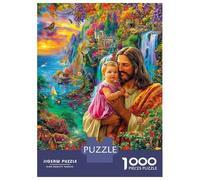 Gesù Cristo Puzzle 1000 Pezzi, Puzzle Impossibile 1000 Pezzi, Gioco Di Sfida Intellettuale 52x38cm/1000pcs