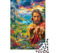 Gesù Cristo Puzzle Da 1000 Pezzi - Puzzle Ad Alta Difficoltà,Giochi Stimolanti Per Tutta La Famiglia 70x50cm/1000pcs