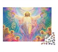 Gesù Cristo Puzzles 1000 Pezzi In cartone Riciclato, Un Tangram Per Mindfulness, Ideale Per Decorazione Casa Design, Idea Regalo Originale 70x50cm/1000pcs