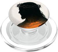 Gesù Cristo risorto dalla tomba Egli è risorto Re Dio PopSockets PopGrip per MagSafe