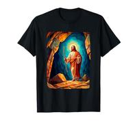 Gesù Cristo Ritratto Arte Religiosa Cristiana Gesù Arte Maglietta