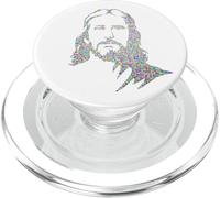 Gesù Cristo Ritratto Volto Divino Dio Santo PopSockets PopGrip per MagSafe