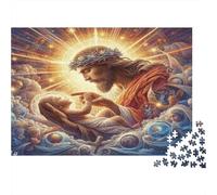 Gesù Cristo Rompicapo 1000 Pezzi In cartone Extra Spesso, Un Classico Puzzle A Pezzi Per Pace Interiore, Ideale Per Sfida Personale, Regalo Di Compleanno Originale 52x38cm/1000p