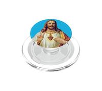 Gesù Cristo Sacro Cuore Pace Segno Ritratto PopSockets PopGrip per MagSafe