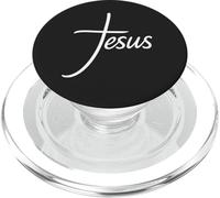 Gesù Cristo Salvatore Fede sulla paura PopSockets PopGrip per MagSafe