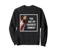 Gesù Cristo Sei il mio peccatore preferito Dio Chiesa cristiana Felpa