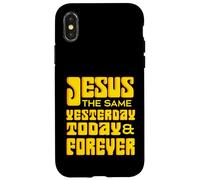 Gesù Cristo Stesso Ieri Oggi Per Sempre - Ebrei 13:8 Custodia per iPhone X/XS