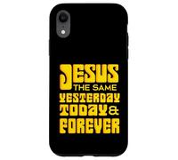 Gesù Cristo Stesso Ieri Oggi Per Sempre - Ebrei 13:8 Custodia per iPhone XR