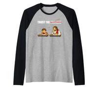 Gesù Cristo Torna a Scuola Fidati del Signore Maglia con Maniche Raglan