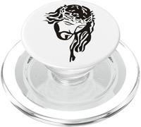 Gesù Cristo volto crocifisso PopSockets PopGrip per MagSafe
