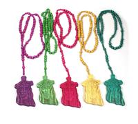 Gesù Cristo Yeshua Messiah Legno Ciondolo Collana Lord Savior Gesù Cristo 96.5cm